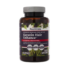 ResVitale Keratin Hair Enhance bottle for daily use and hair support