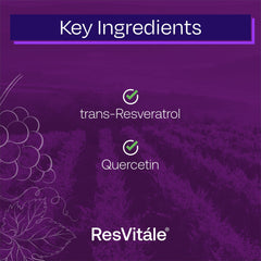ResVitale wildcrafted Japanese knotwood extract label highlighting standardized potency.