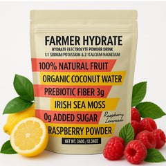 RETPMOSO Ballerina Farm Hydrate powder bottle shown for daily hydration and electrolyte balance.