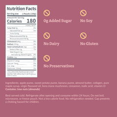Reup Collagen Protein Smoothie back view showing ingredients and nutrition