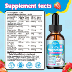 ReviNutra Kids bedtime scene with drops supports gentle wind-down
