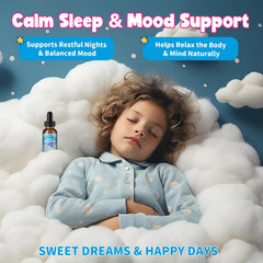 ReviNutra Kids magnesium drops dropper for precise, gentle daily dosing.