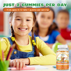 Close-up of an orange gummy for kid-friendly daily use.