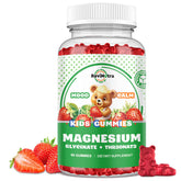 ReviNutra Magnesium Complex Gummies strawberry bottle supports daily calm and balanced mood.
