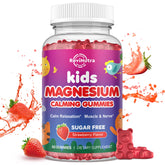 ReviNutra Magnesium Gummies kids bottle supporting calm muscles.