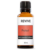 REVIVEEO Protect 30ml bottle on a clean surface for calming aromatherapy.