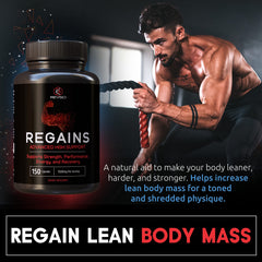 Revolution Science Regains label detail highlighting USA manufacturing