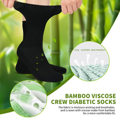 Revosoxs hand-linked seamless toe for a smooth, irritation-free feel.
