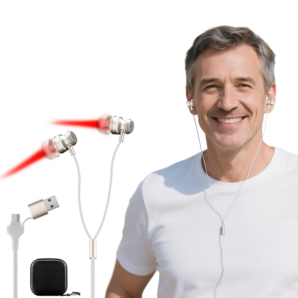 RFVDC red light ear therapy 650nm device providing soothing circulation boost.