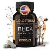 RHEASILVIA Rhea bovine colostrum capsules bottle for daily immune support
