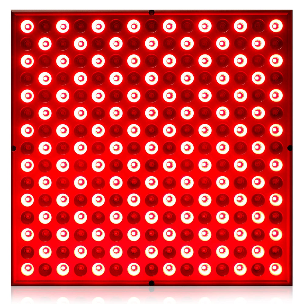 Rhmip LED red light panel front view with 660nm and 850nm for skin vitality