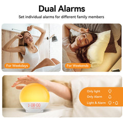 RICIAL white noise feature helps create a calm, uninterrupted sleep environment