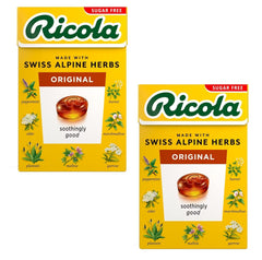 Ricola pack open reveals ten individual packs for travel and everyday use.