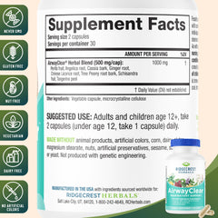 RidgeCrest AirwayClear capsules ready for daily use.
