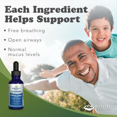 Close-up of ClearLungs ingredients blend highlighting Gardenia and Platycodon.