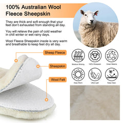 riemot breathable moisture-wicking fleece keeps feet dry throughout the day.