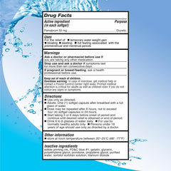 RIGHT REMEDIES pamabrom 50mg softgel label showing active ingredient
