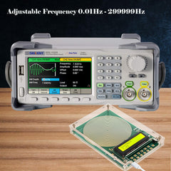 Rihveo dual-output indicator light demonstrating reliable frequency verification