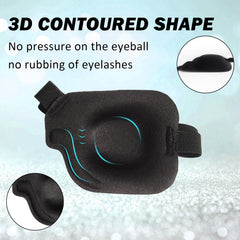 RIKEYO 3D eye patches block light from all angles for immersive rest.