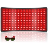 Rikimxin red light therapy mat laid flat for full-body use at home