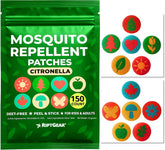 RiptGear Mosquito Patches on sleeve provide citronella protection