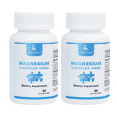 Risabou Sixfold Magnesium bottle front highlighting label for easy daily energy and nerve support.