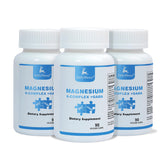 Risabou Sixfold Magnesium Complex bottle front highlighting high absorption for muscles.
