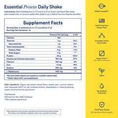 Ritual pea protein label highlights traceable USA-sourced ingredients