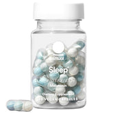 Ritual Sleep Bioseries Melatonin bottle front view, easy nightly use for restful evenings.