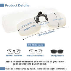 Riwissipa unisex transparent frames suit most styles and outfits.
