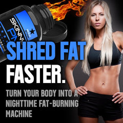 Rockstar Skinny PM capsules close-up for easy evening use.