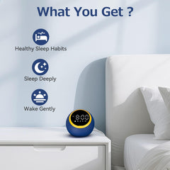 Rohent white noise clock wake-up tones option highlights