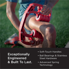 ROLL Recovery R8 Lava Red improves circulation to speed recovery after workouts