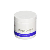 Rolyan Deep Prep II Cream jar close-up showing long-lasting glide for professional massage
