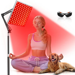 ROMISA red light therapy panel front view for at-home facial wellness
