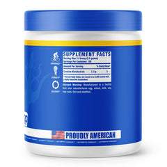 Ronnie Coleman Creatine-XS powder shown for pure performance enhancement.