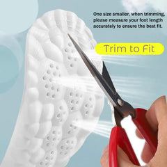 Roofo Cloud Insoles breathable honeycomb design promotes airflow and drying