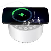 RORENSE sound machine with wireless charger and speaker for on-the-go relaxation