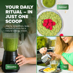 Mezcla Rosabella Moringa para batidos y tés energizantes.