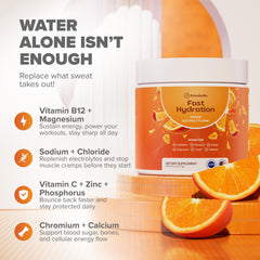 Rosabella pour into glass showing zero-sugar electrolyte boost