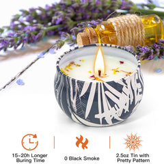ROSIANS sea salt sage candle creates a soothing spa-like atmosphere.