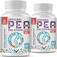 Rosmolo liposomal PEA bottle: enhanced delivery for better absorption and daily wellness support.