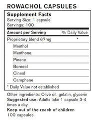 Rowachol capsules pack front view for convenient daily use