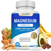 Royalee Magnesium Complex 1000mg bottle for daily mineral support.