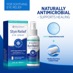 RoyceDerm Dry Eyelid Wipes Pack ready for quick on-the-go cleansing