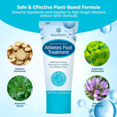 Roycederm Foot Cream packaging box for convenient protection.