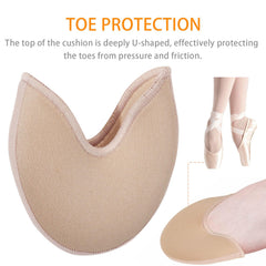 RRumo toe pouches pad cover dancer in heel action for added toe comfort