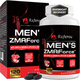 Rsferou ZMAFORCE for Men bottle, premium packaging for nightly recovery and vitality.