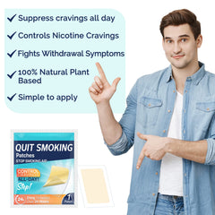 RSGRT quit patch Step 1 skin-safe adhesion minimizes irritation.