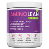 RSP NUTRITION AminoLean pre-workout powder tub boosts energy and focus.